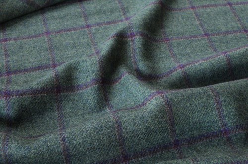 Green w/ Purple & pink Windowpane