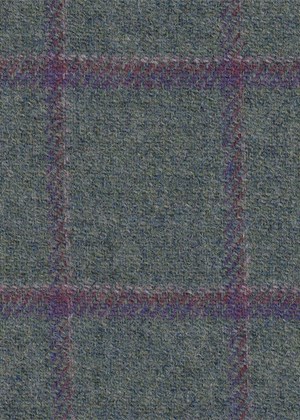 Green w/ Purple & pink Windowpane