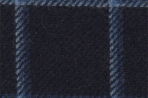 Black w/ Blue & Light blue Overcheck