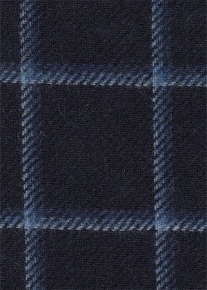 Black w/ Blue & Light blue Overcheck