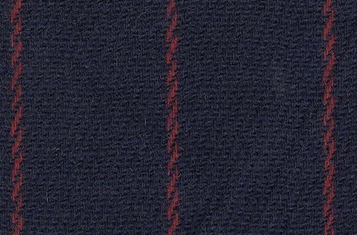 Navy w/ Burgundy Windowpane