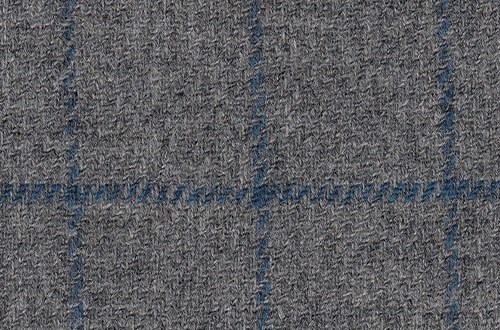 Grey w/ Blue Windowpane