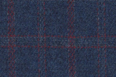 Blue w/Double Burgundy overchecks