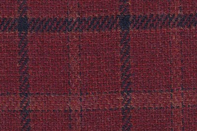 Burgundy w/ Black & Orange overchecks