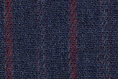 Navy Blue w/ Burgundy Stripes
