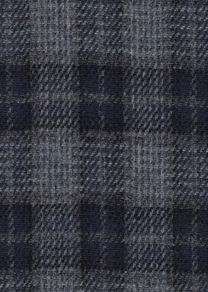 Navy w/ Grey & light blue Check