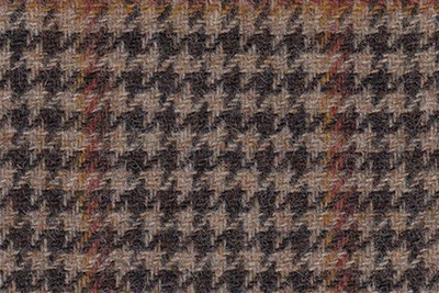 Brown & Beige Check w/ Orange & Yellow overcheck