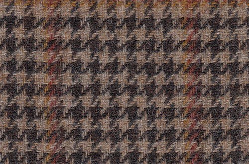 Brown & Beige Check w/ Orange & Yellow overcheck