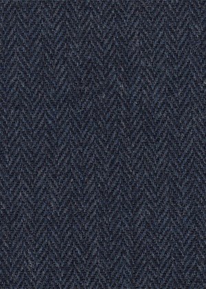 Blue & Black Herringbone