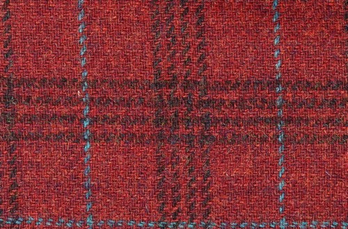 Red w/ Black & Turquoise checks