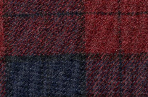 Burgundy/Navy/Black Check