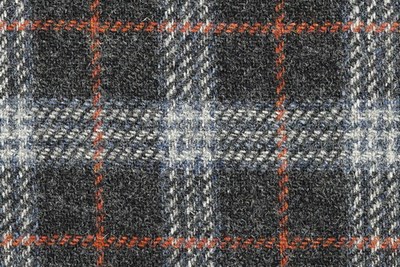 Charcoal w/Grey/Blue/Orange check