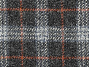 Charcoal w/Grey/Blue/Orange check
