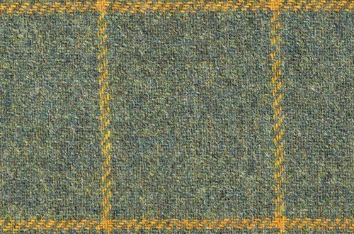 Green with Gold Check