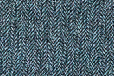 Tuquoise/Black Herringbone