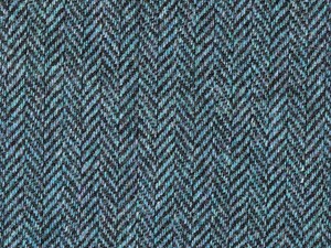 Tuquoise/Black Herringbone