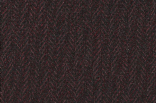 Burgundy/Black Herringbone