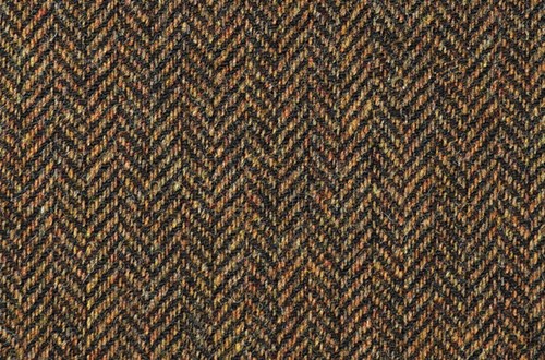 Mid Brown/Black herringbone