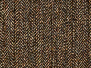 Mid Brown/Black herringbone