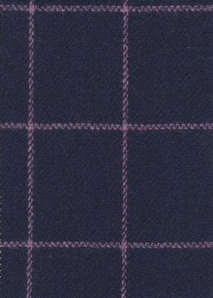 Blue w/Pink check