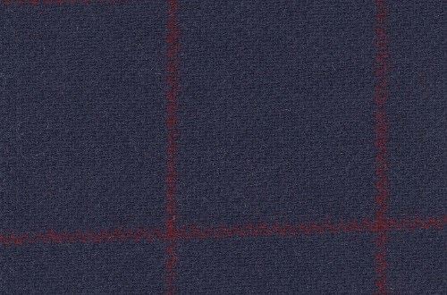 Blue w/Red check