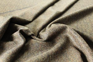 Mid Brown/Black herringbone