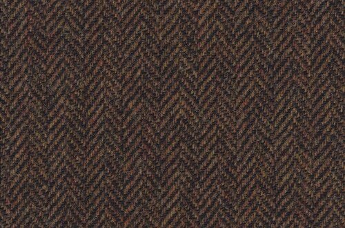 Mid Brown/Black herringbone