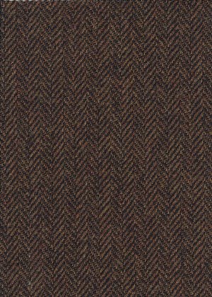 Mid Brown/Black herringbone