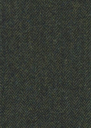 Moss Green/Black herringone