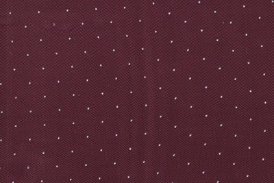 Burgundy / White Spot
