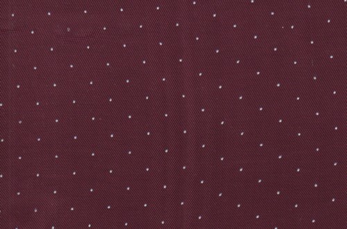 Burgundy / White Spot