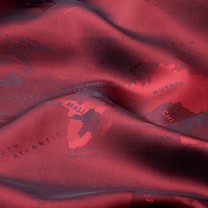 Burgundy World Map