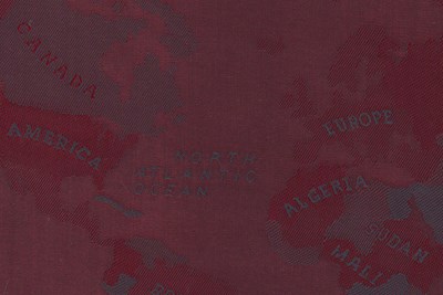 Burgundy World Map
