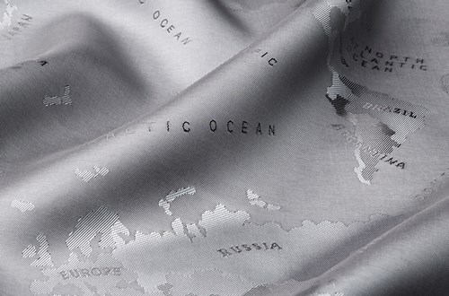 Grey World Map