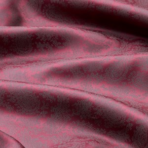 Burgundy Paisley Print