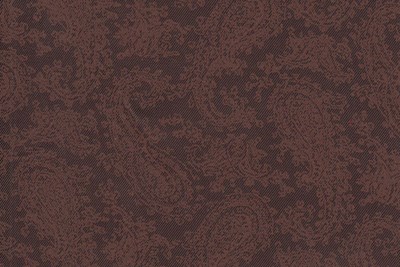 Brown Paisley Print