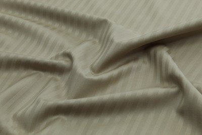 Beige Herringbone Style Self Stripe