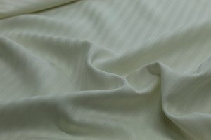 Off White Herringbone Style Self Stripe