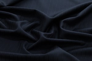 Dark Navy Self Stripe