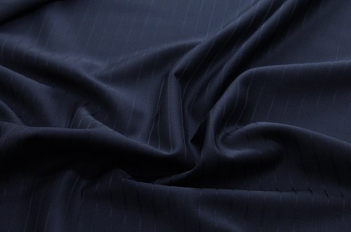 Navy Self Stripe