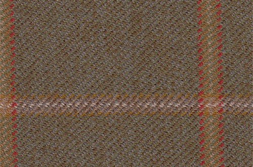 green w/ red/gold windowpane