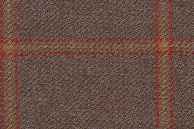 fawn w/ red/gold windowpane