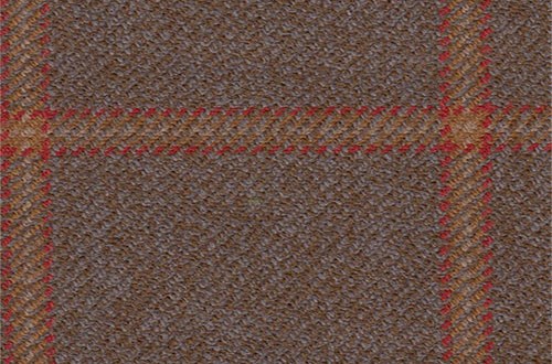 fawn w/ red/gold windowpane