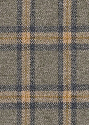 grey/green w/blue/gold check