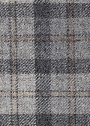 Grey/gold/black check