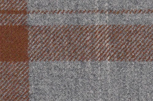 Grey/brown large check